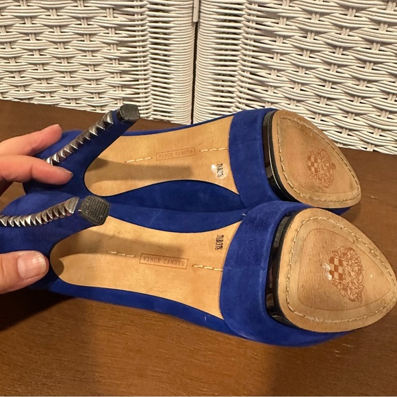 Vince Camuto Deba Studded Platform Heels (7.5) - Picture 9 of 9